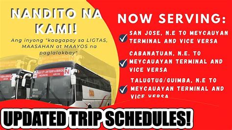 meycauayan common terminal schedule|Cisco Bus Co. .